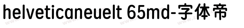 helveticaneuelt 65md字体转换